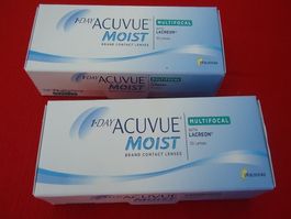 2x30 Acuvue Moist Multifocal Tageslinsen, D -1.75, Add +2.50