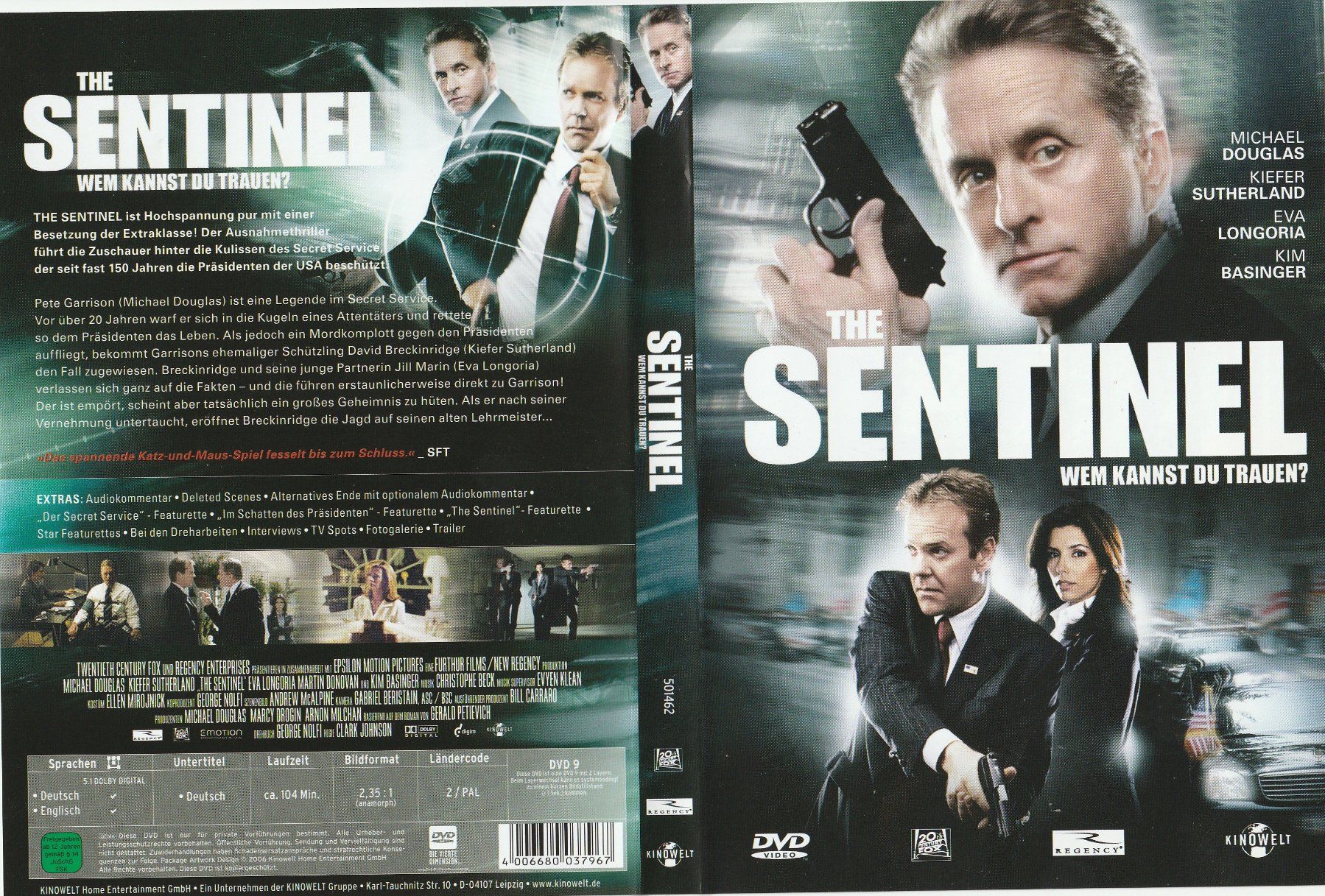 Tutti i DVDs: The Sentinel DVD Michael Douglas – Usato da Rüthi (Rheintal) venduto da Michi2710