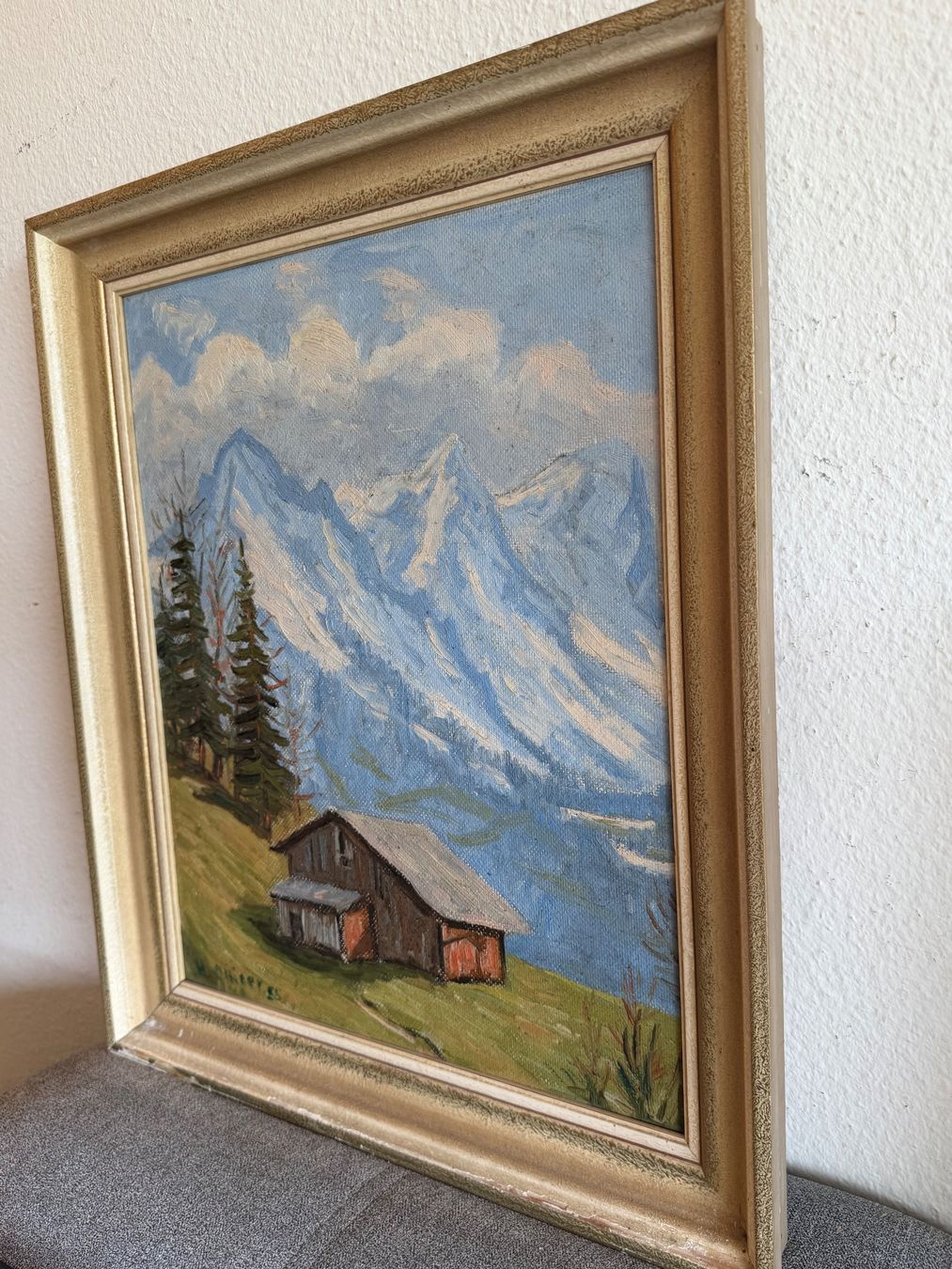 Tableaux: H. Ottiger Original ÖlGemälde 1955 – D'occasion à Basel par PAUL_ART 6