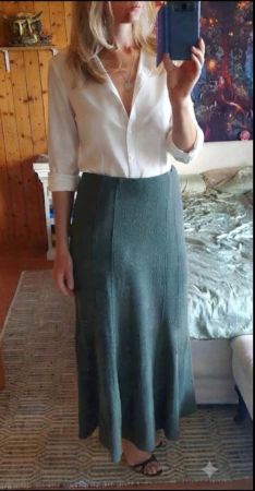 Vintage Maxirock Alex & Co Gr S-M Viscose Schurwolle