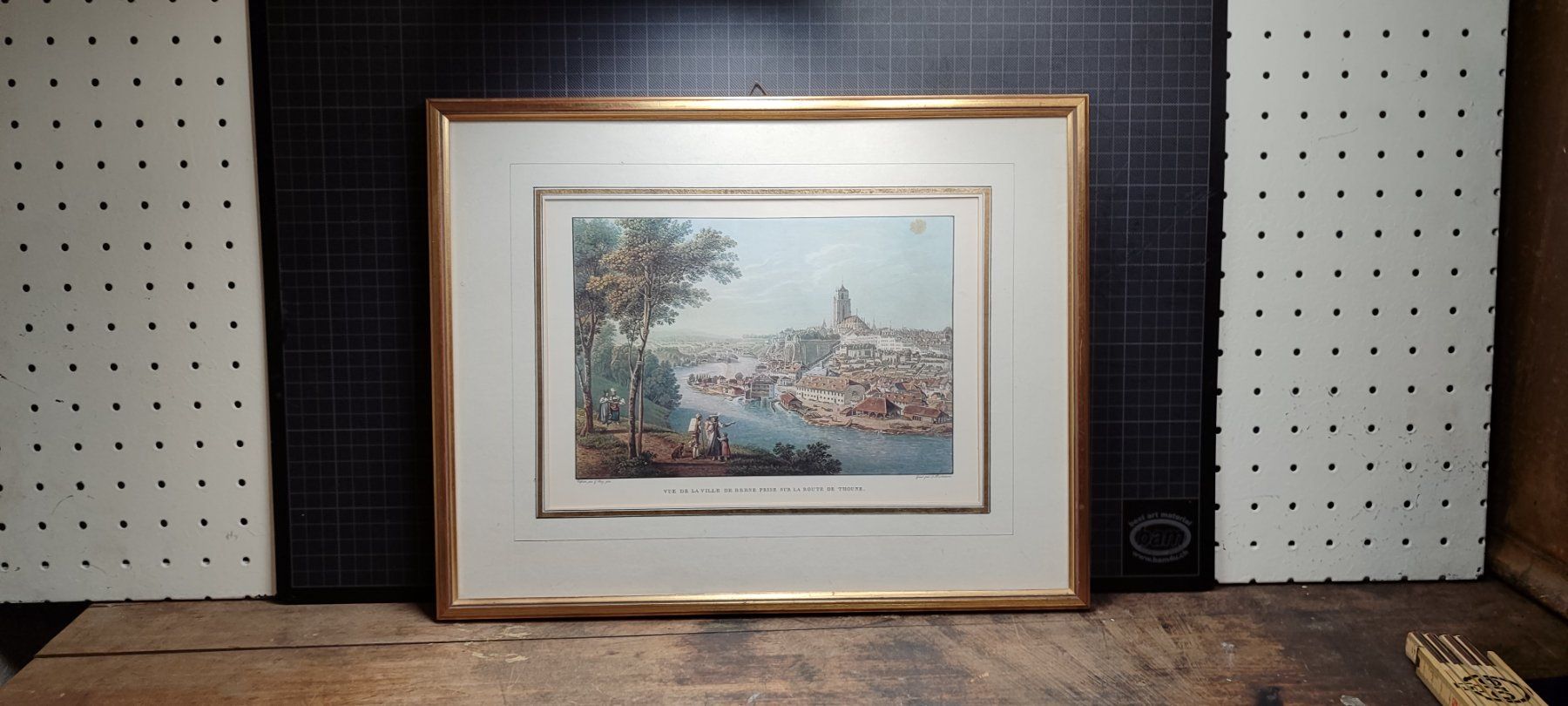 Foto & Immagini: Wunderschönes altes Bild  G.Lory Pere von Bern – Usato da Gelterkinden venduto da MYSTOREFORYOU4460ART 5