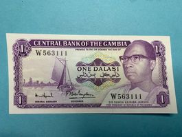 GAMBIA - 1 Dalasi n.d. (1971-1987) - Stempelfrisch / Neuf