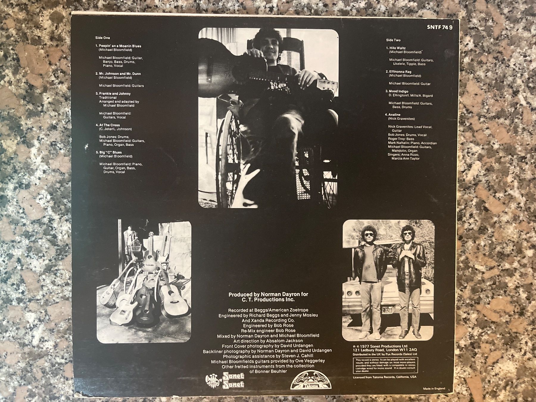 Dischi in vinile: A400/Michael Bloomfield - Analine – Usato da Frutigen venduto da Philippe_jsp 1