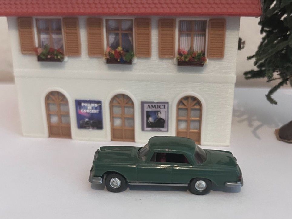 Wiking Modellini d'auto: Wiking 14 s Mercedes 250SE – Usato da Goldach venduto da Manyro55