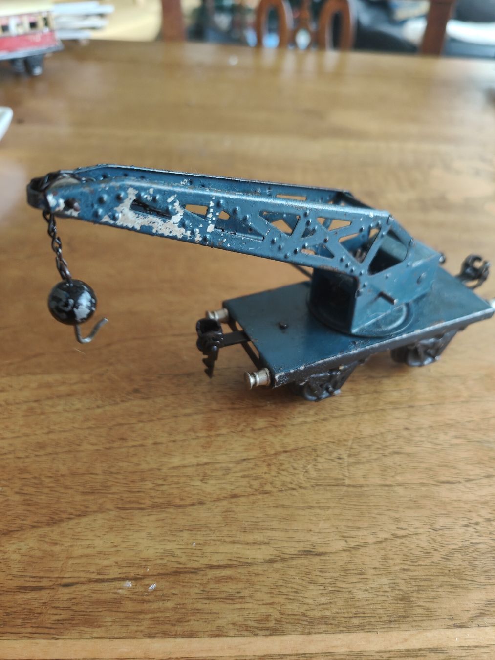Märklin Modellini di ferrovie: Märklin Kranwagen, Spur 0, aus Blech. – Usato da Flumenthal venduto da mar_wyw8
