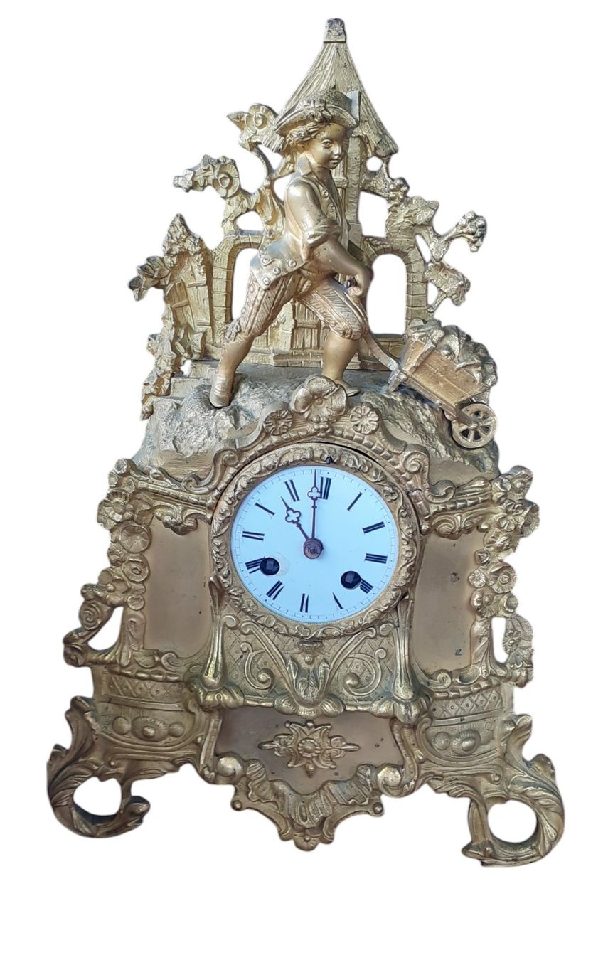 Orologi da terra & Orologi da parete: Kaminuhr Bronze feuervergoldet – Usato da Mörschwil venduto da antiksalon21 1