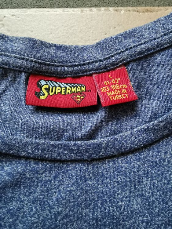 T-shirt: T-Shirt Superman Grösse L – Usato da Stüsslingen venduto da Grabesstampfer 1
