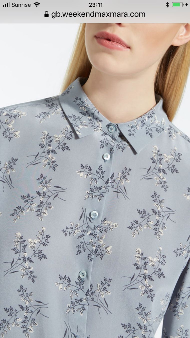 Max Mara Camicette: MAX MARA Weekend Blouse 100% Seide Silk Business Bluse – Usato da Ebmatingen venduto da dartim 4