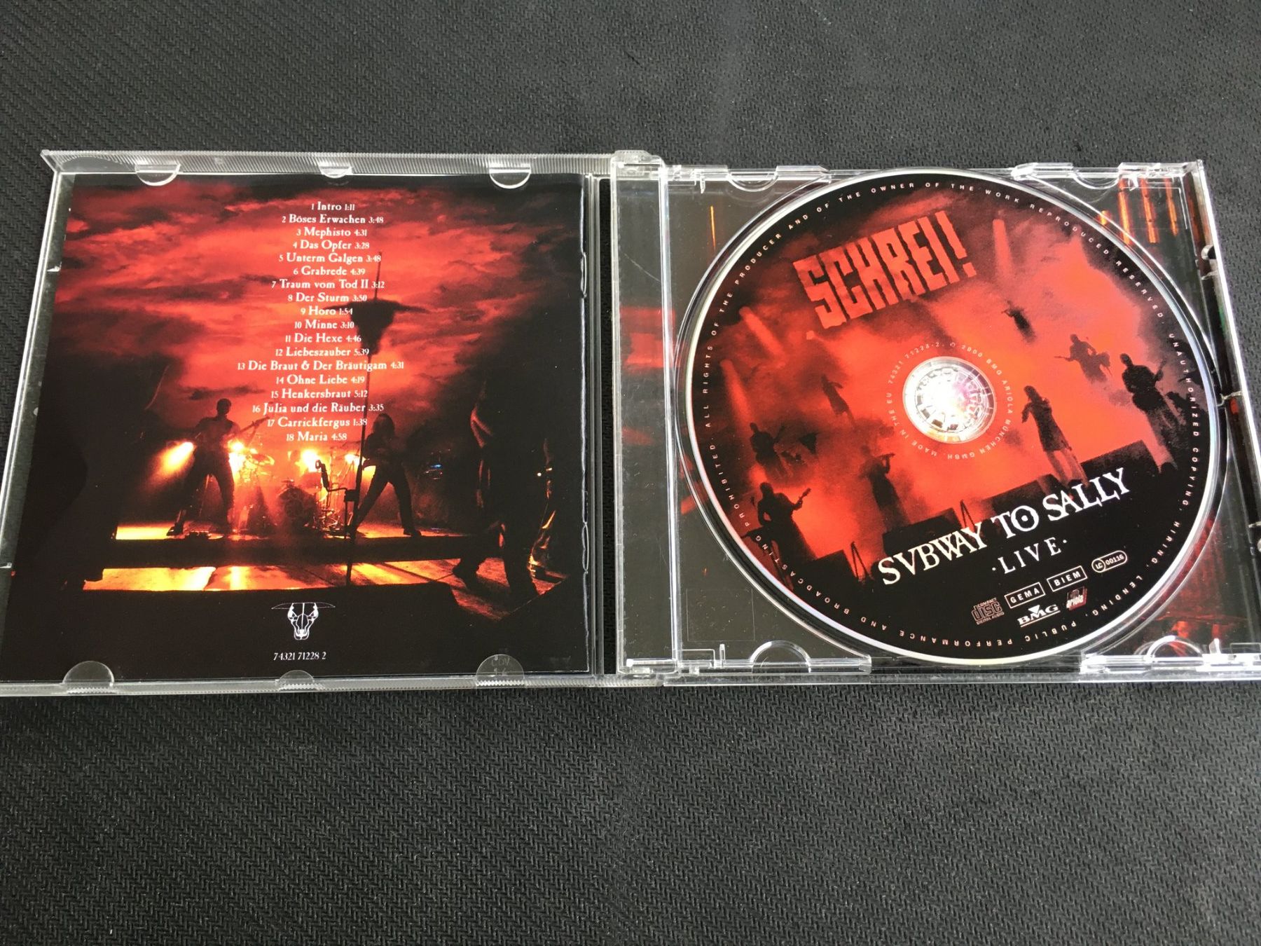 CD: Schrei! - Subway to sally -CD- – Usato da St.Gallen venduto da MedienJoe 1