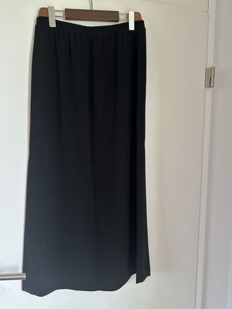 Joseph black maxi skirt - size FR40