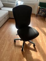 Bürostuhl schwarz, höhenverstellbar, gepolstert - Drehstuhl