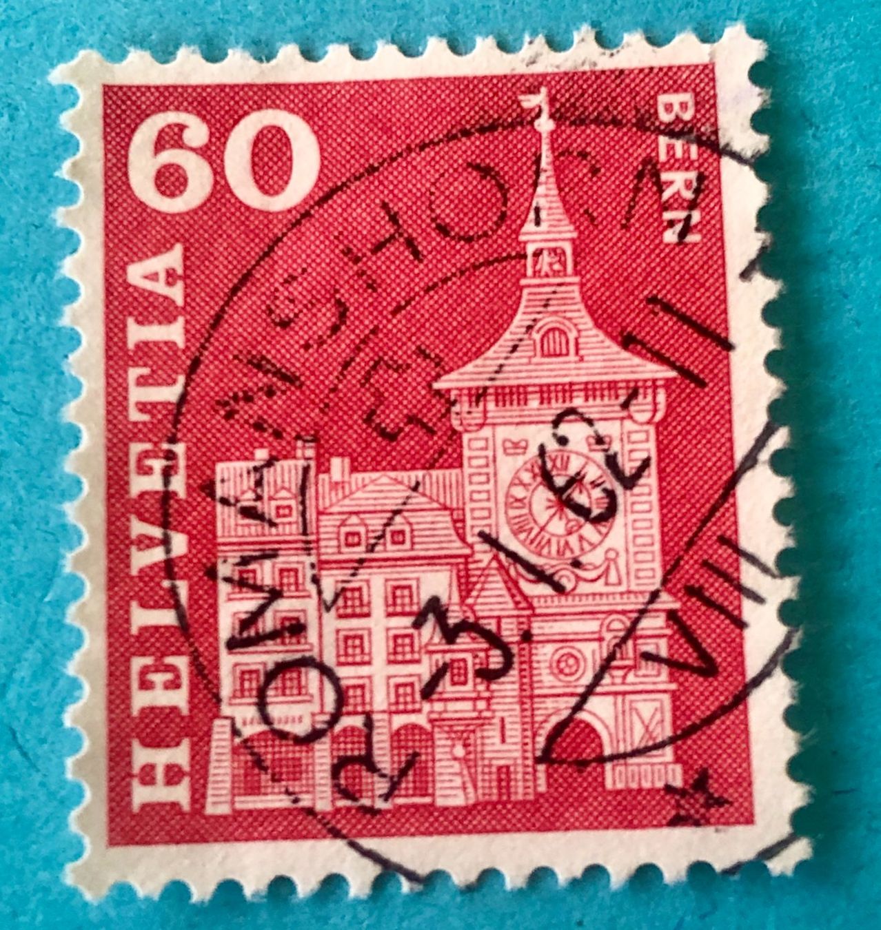 Tutti i francobolli: Nr.364 Zeitglockenturm,Bern GESTEMPELT    – Usato da Aarau venduto da Billa007