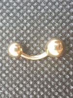 Edles Bauchpiercing in 18 Karat Gold 750