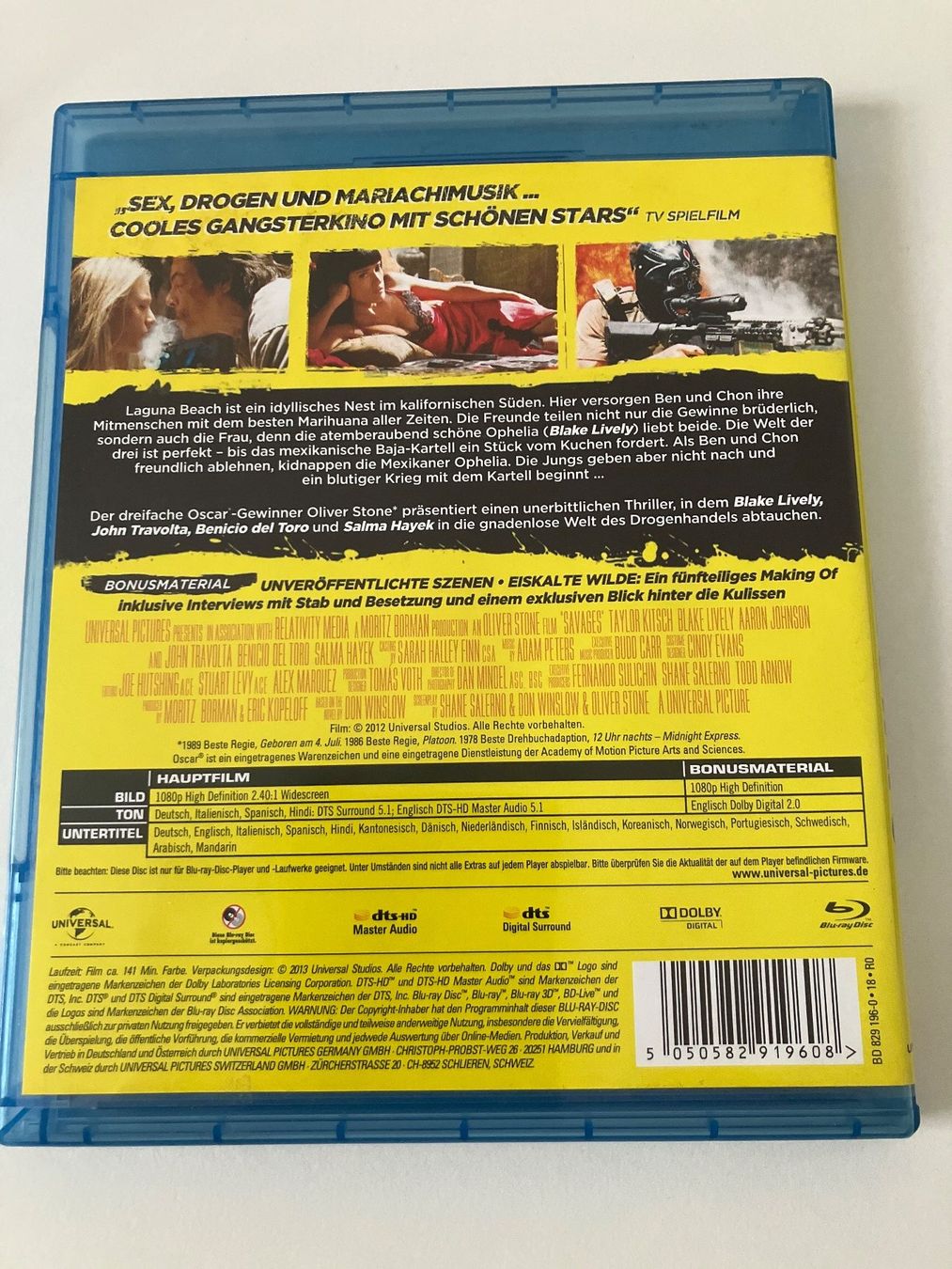 Tutti i DVDs: Savages (2012)  Blu-ray - von Oliver Stone – Usato da Arbon venduto da Sugofresser 1
