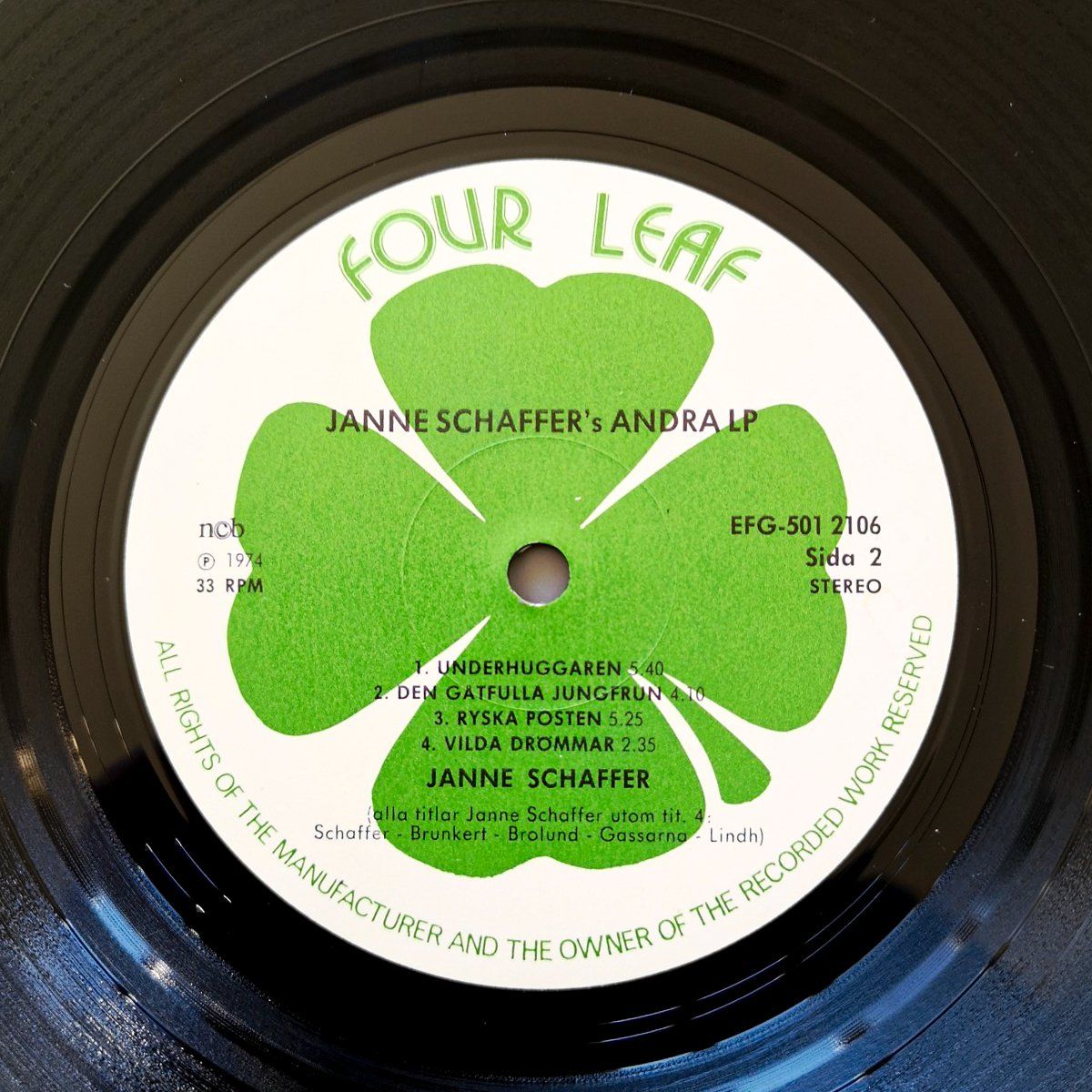 Schallplatten: Janne Schaffer's andra - LP - Jazzrock von 1974 – Gebraucht aus Sargans von Botanico 5