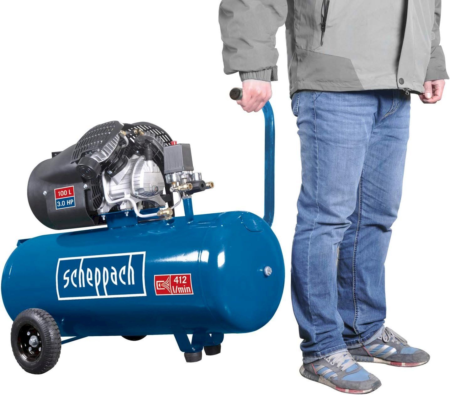 Scheppach Compresseurs: Scheppach Kompressor HC120DC – Neuf avec emballage d'origine à Bottighofen par zaap 1