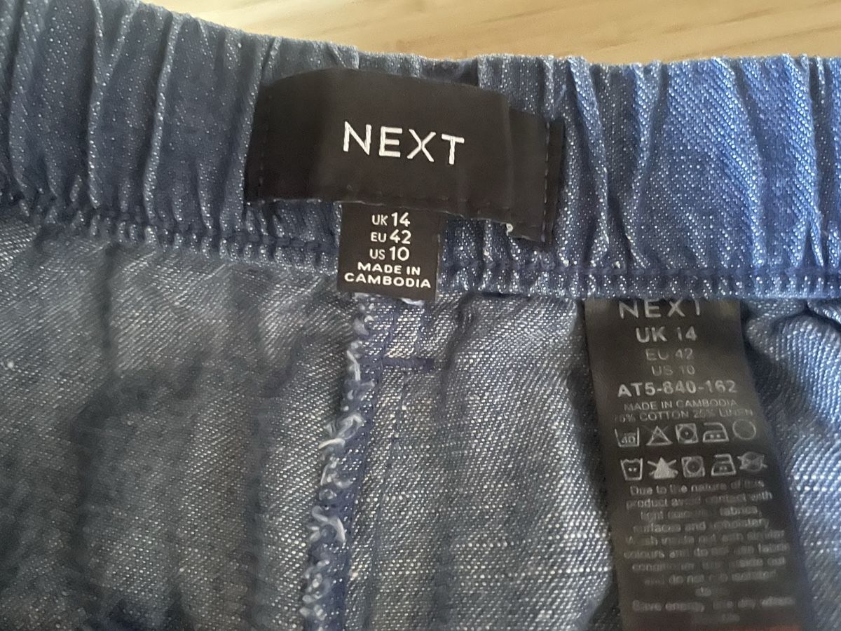 Next Hosen: Jeans Short Next mit Leinen – Gebraucht aus Schüpfheim von Nussbaum_4 3