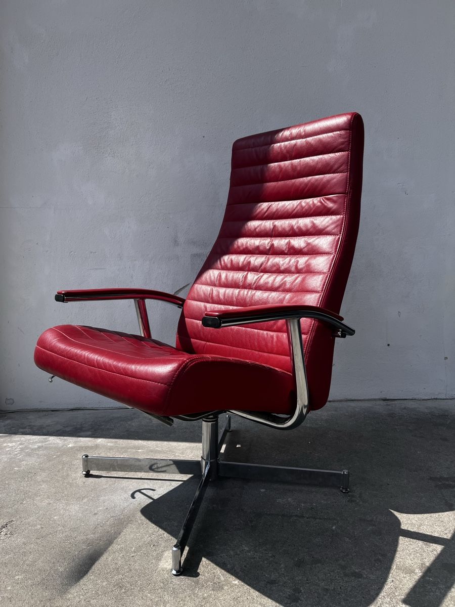 Poltrone: Vintage Ledersessel Lounge Chair  – Usato da Bern venduto da fotolog111