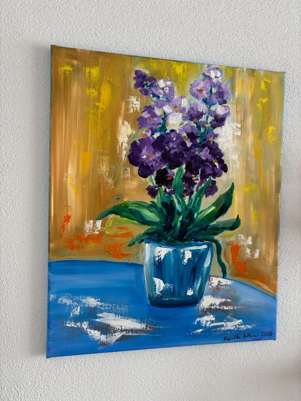Dipinti: Orchideen - Gemälde – Nuovo (secondo la descrizione) da Cham venduto da Felha 5