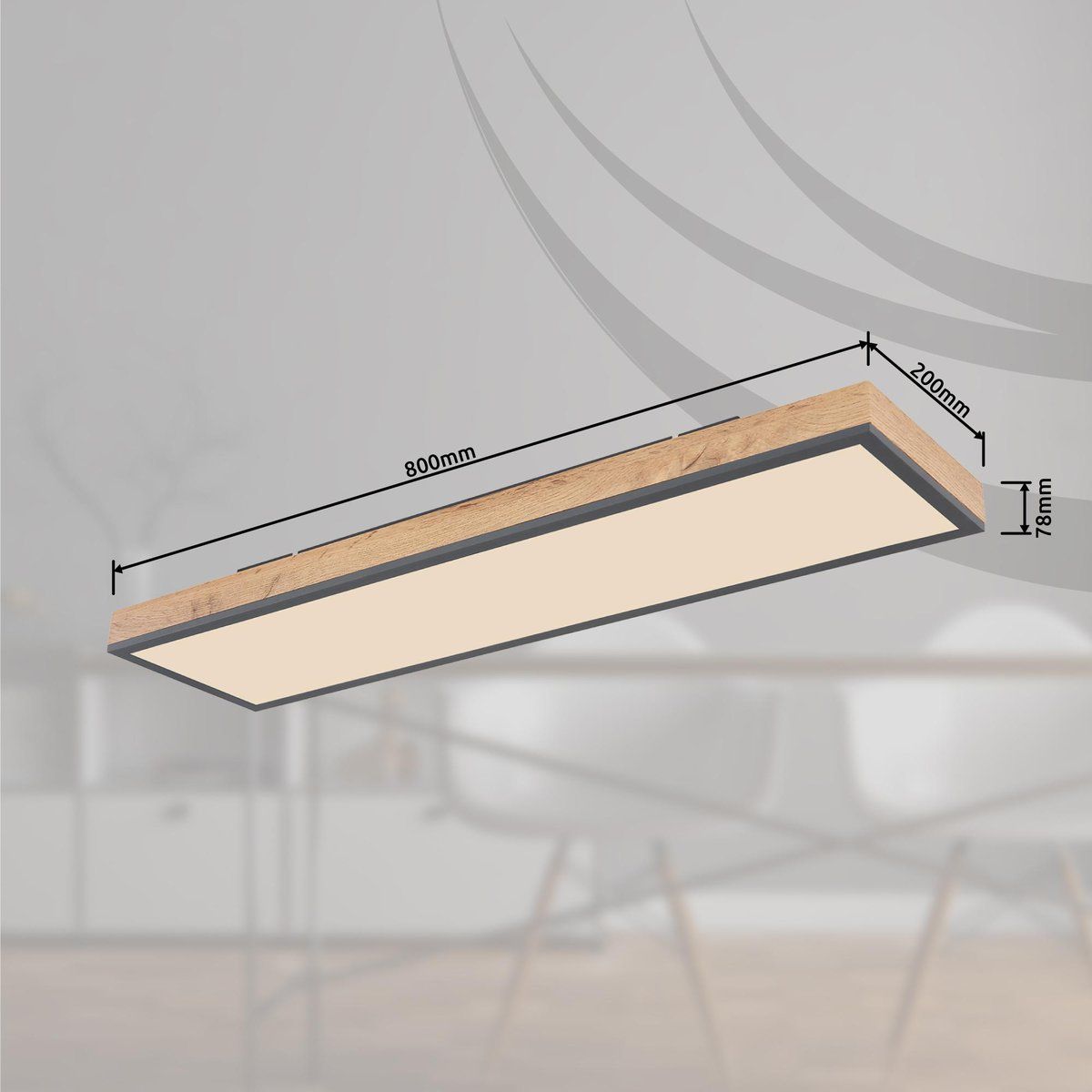 Kronleuchter & Deckenlampen: LED Deckenleuchte, CCT, 80 cm x 20 cm – Neu (gemäss Beschreibung) aus Kreuzlingen von Smart-Light 2