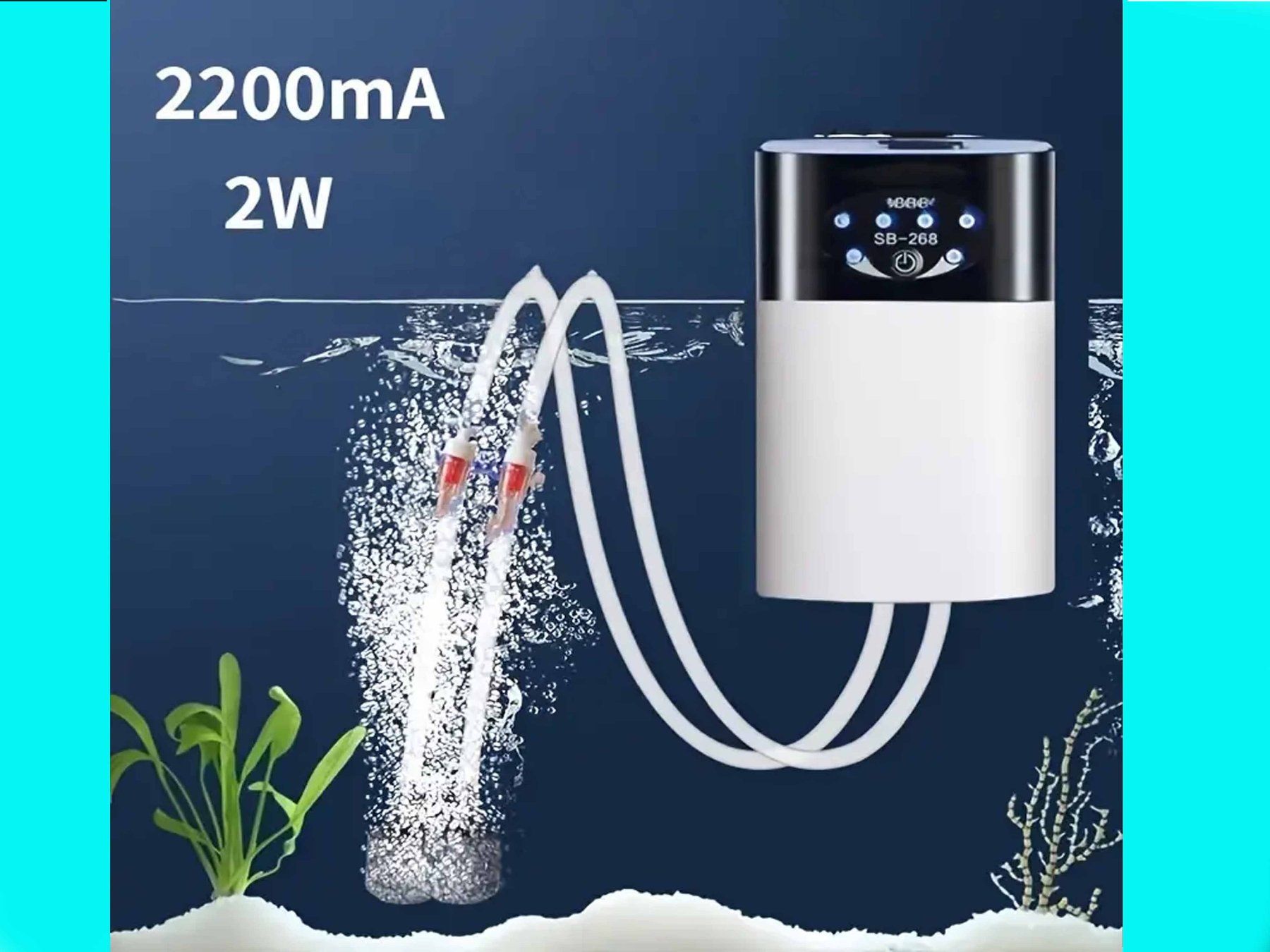 Pompe: Rechargeable Fish Tank Air Pump – Nuovo e nell'imballaggio originale da moosseedorf venduto da star1210 1