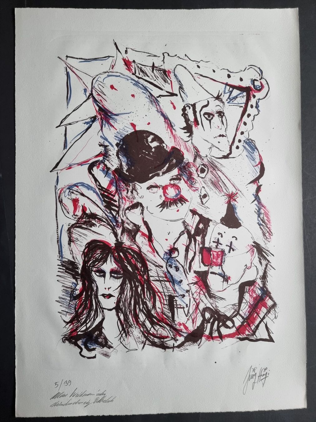 Grafiken & Lithographien: Jürg Hügi, LITHOGRAPHIE SIGNIERT NUMMERIERT – Gebraucht aus Gersau von grafik-kunst 4