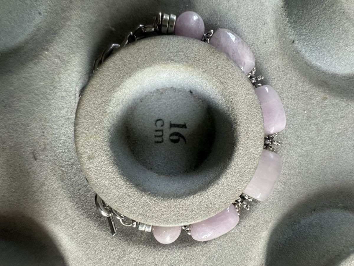 Bracciali & Braccialetti: Armband mit Kunzit Perlen. HANDARBEIT  – Nuovo e nell'imballaggio originale da Kriens venduto da Hortensie6 3