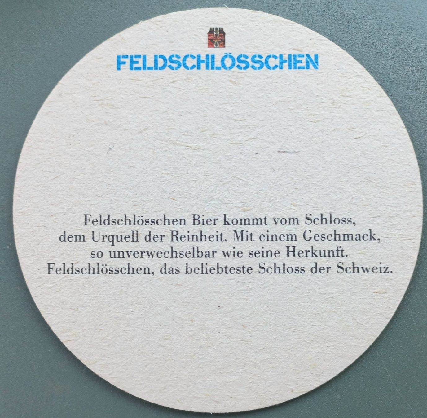 Feldschlösschen Sottobicchieri: Bierdeckel - Feldschlösschen CH – Usato da Niederuzwil venduto da lubimaja 1