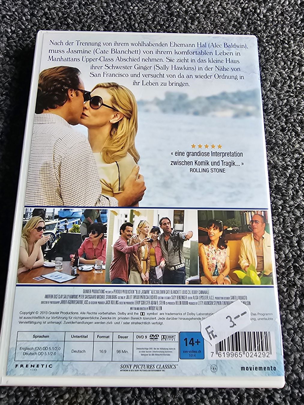 Tous les DVDs: DVD Blue Jasmine (22285) – D'occasion à Ruswil par jan_bxl5 1