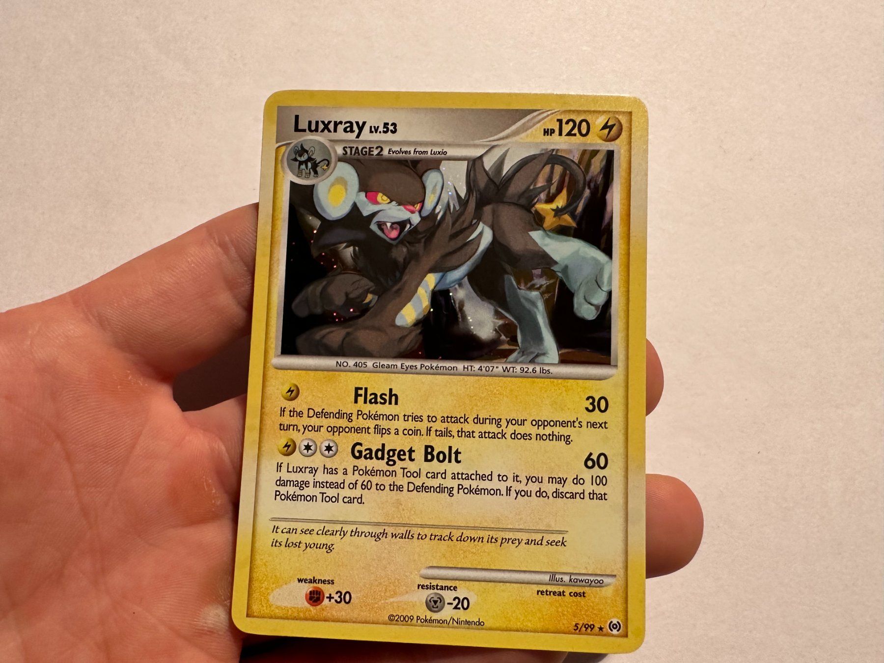 Pokémon Carte collezionabili: Luxray holo Platinum Arceus EN – Usato da Hagendorn venduto da Pokecollectorch 4