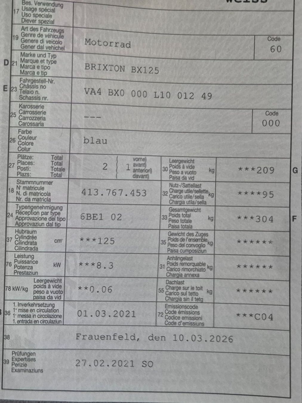 Brixton Motorcycles Route: Brixton BX 125 Cromwell – D'occasion à Tuttwil par Dare9546 6