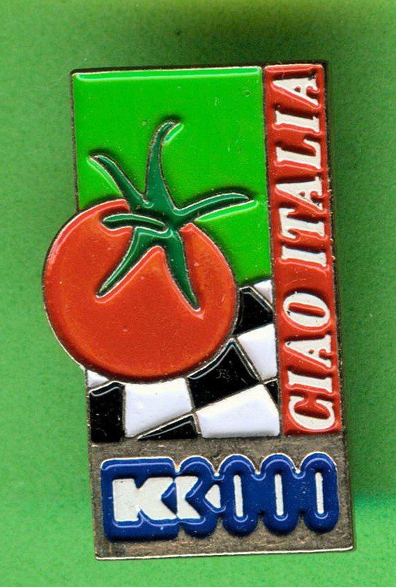 Placchette & Badge: K3000  CIAO ITALIA  Tomate – Usato da Winterthur venduto da Sammleroase