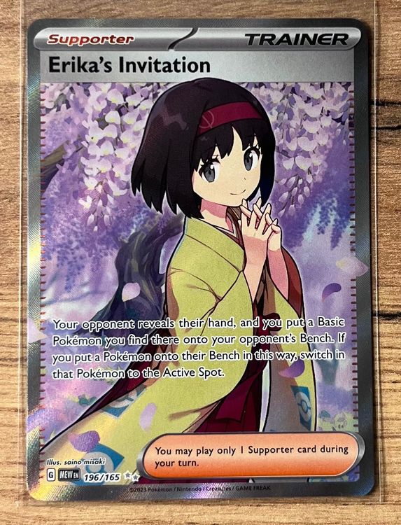 Erika’s Invitation FULL ART 196/165 Pokemon Mew 151 | Comprare su Ricardo