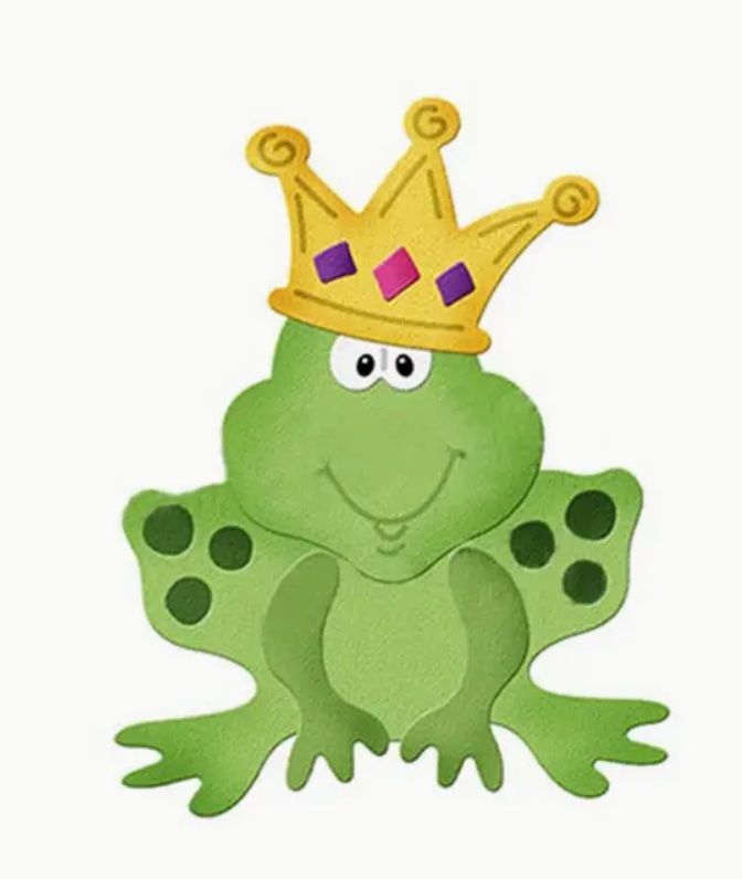 Sciablone: Frosch / Froschkönig  - Stanzschablone – Nuovo e nell'imballaggio originale da Frenkendorf venduto da jazzplatten 2
