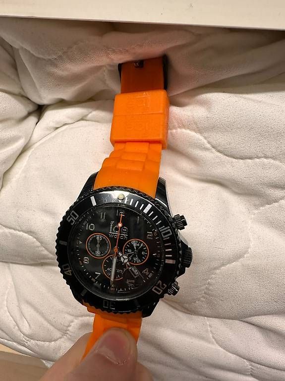 Ice watch Orologi: Ice Watch Chronometer in schwarz / orange – Usato da Islikon venduto da Lucride_ 2