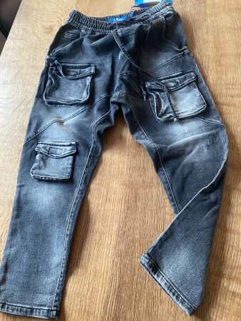 *S.Woman* BAGGY-JEANS/HOSE GR.S NEU Bundhose Jeans schwarz