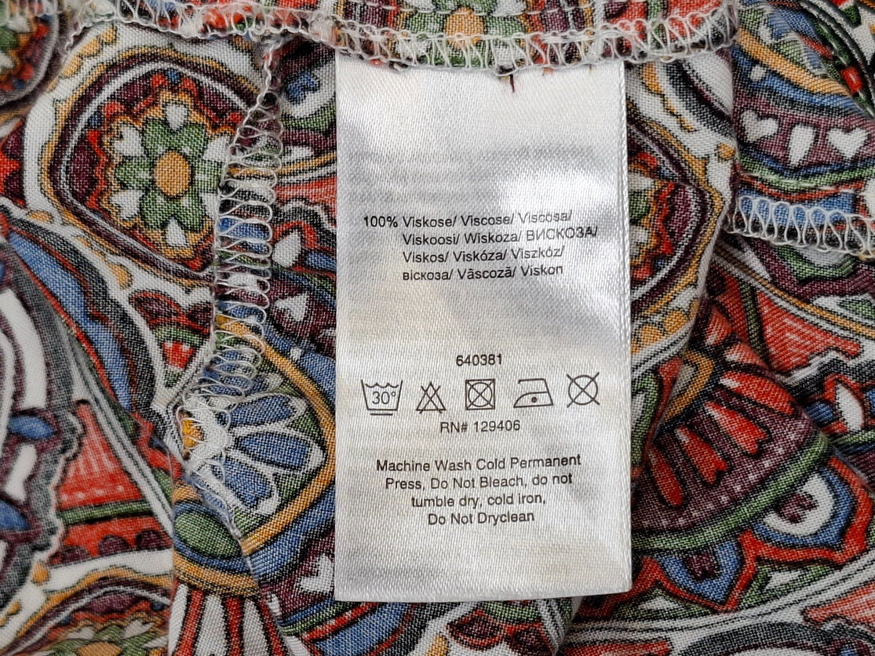 Rainbow Vestiti: RAINBOW Kleid bunt Gr. 40, Viskose – Usato da Wil SG venduto da Restwert_Wil 3