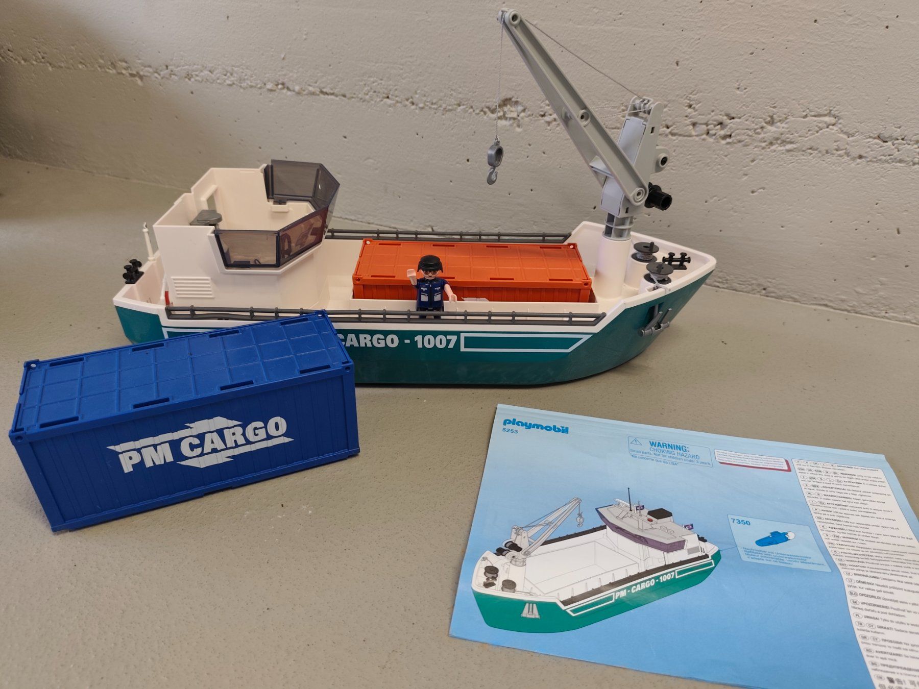 Playmobil Spielzeuge: Playmobil PM Cargo Schiff  5253 – Gebraucht aus Oberkulm von FairTreasures