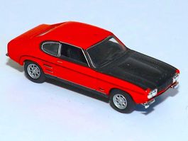 SELTEN FORD CAPRI 1700 GT SCHUCO GANZ METALL 1/87