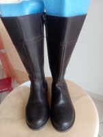 Bottes d'hiver femme Cyrillus tout cuir brun - Taille 36