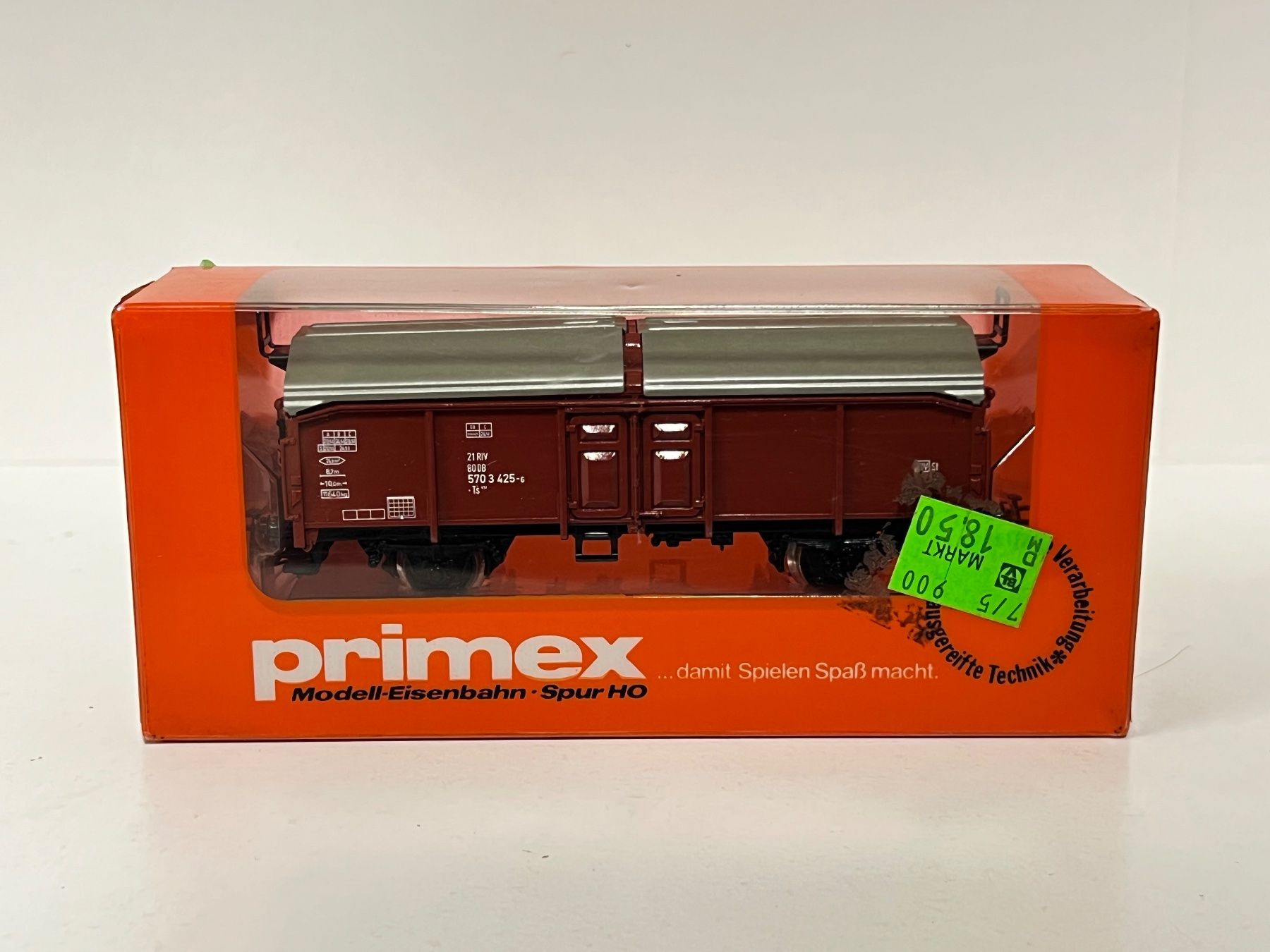Märklin Modellini di ferrovie: Primex H0 Schiebedachwagen 4539 AC – Nuovo e nell'imballaggio originale da Geroldswil venduto da TopTrain54