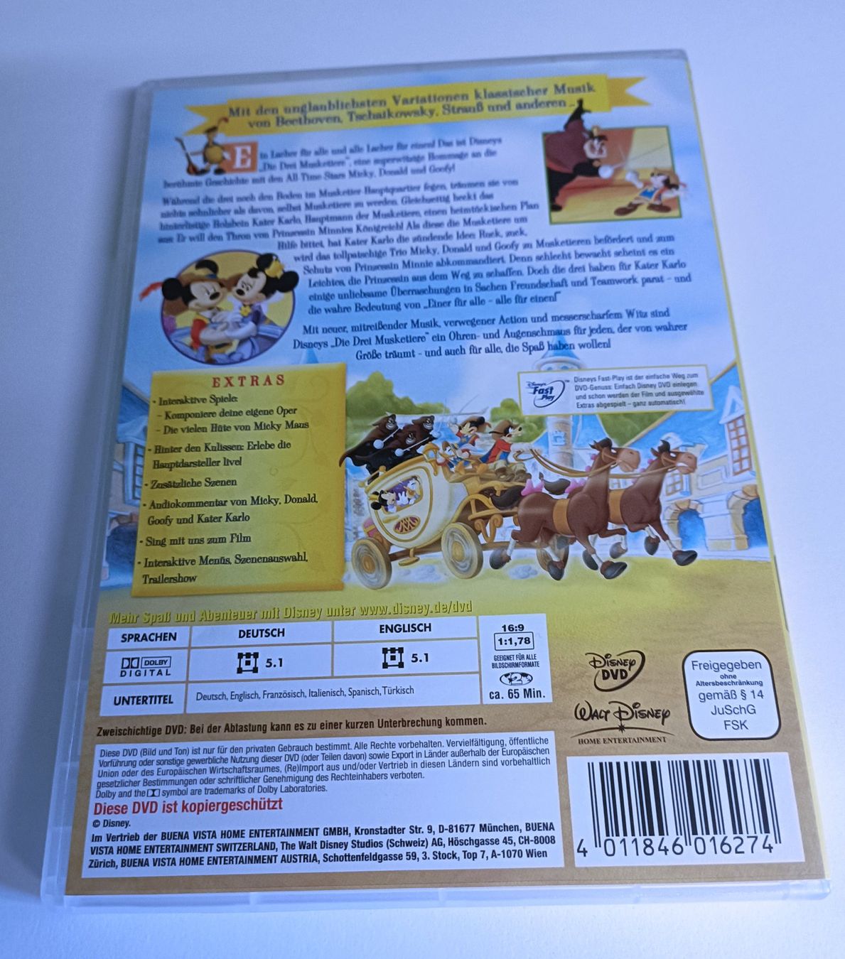 Alle DVDs: Die drei Muskeltiere 'Disney' – Gebraucht aus Köniz von Movieportal007 1