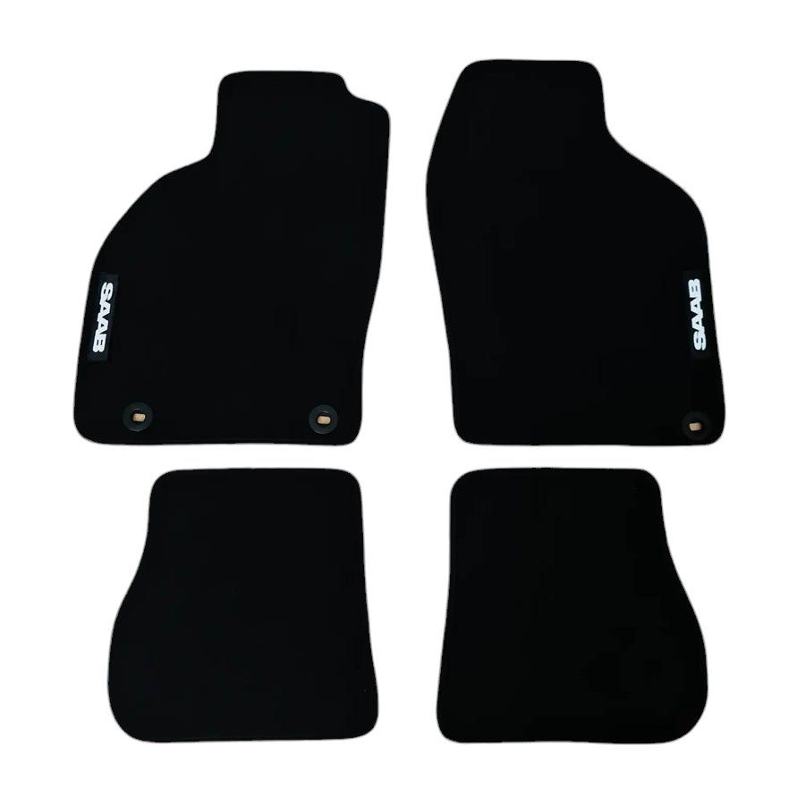 Tappeti & Tappetini: Velours Fussmatten Saab 9-3 1998-2003 – Nuovo e nell'imballaggio originale da Regensdorf venduto da Carmats-Semco