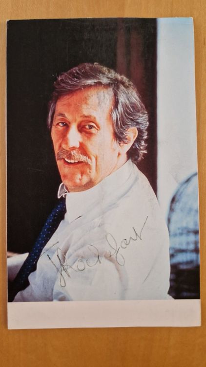 Jean Rochefort, Original Autogramm auf Foto in Farbe | Kaufen auf Ricardo