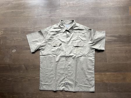 Carhartt Herren Hemd Kurzarm, Gr. 2XL, beige, Top Zustand!