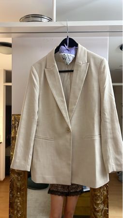 HM Blazer Beige - Silver Kolection - Grösse 42-44