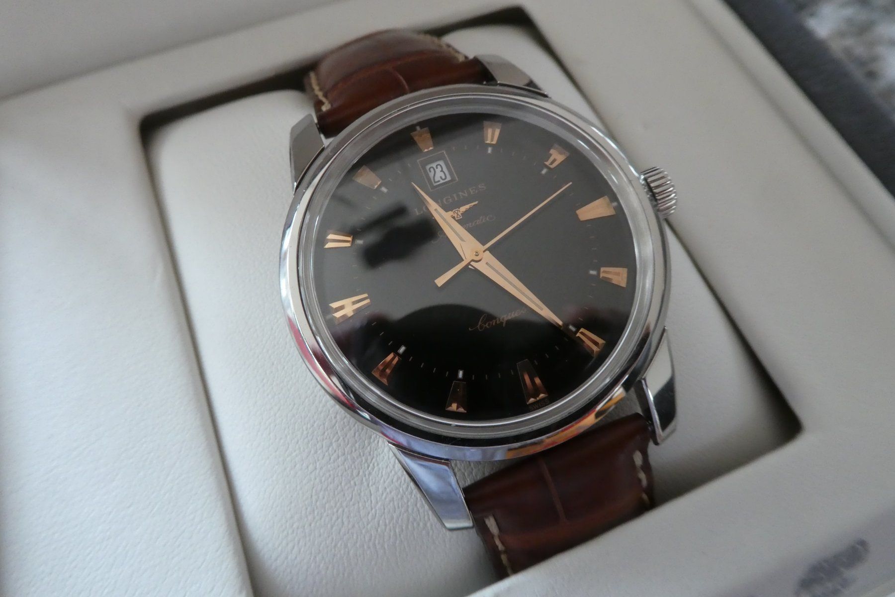 Longines Orologi: LONGINES Heritage Conquest Automatik 40mm – Usato da Au ZH venduto da Osterhase4 5