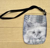 Slim-Bags Täschli mit Katzenmotiv, neuwertig, Top Zustand!