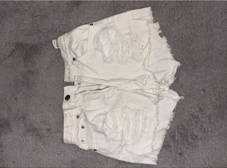 Jeans Shorts Pull and Bear weiss Grösse 36 gebraucht