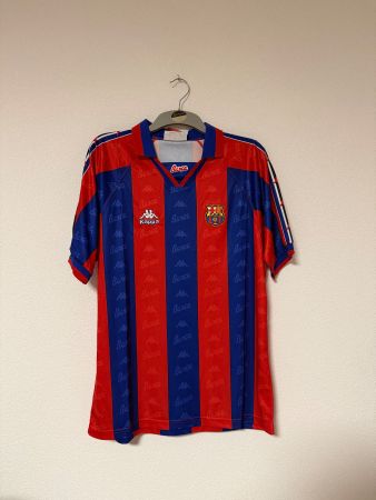 FC Barcelone Ronaldo 9 Kappa Maillot Domicile Rétro 1996/97
